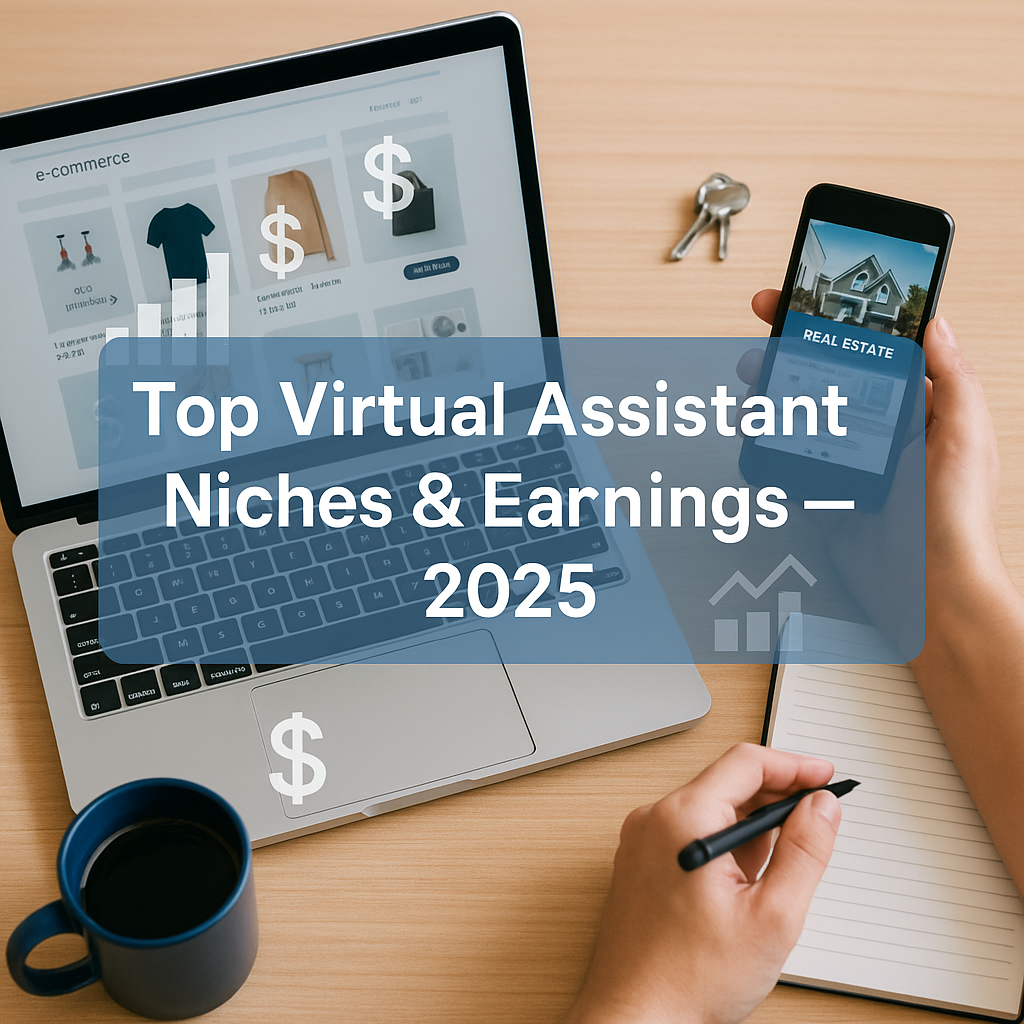 Top In-Demand Niches & Earning Potential for Virtual Assistants in 2025
